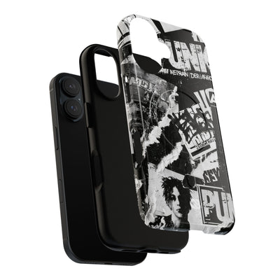 Underground Punk Collage · Tough 2.0 Magnetic Phone Case for iPhone · Black