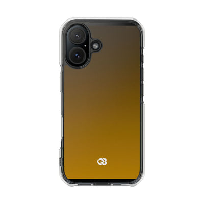 Golden Umber · Clear Impact Magnetic Phone Case for iPhone · Gold