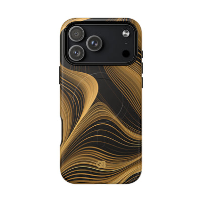 Gold Tough 2.0 Magnetic Phone Case for iPhone - Molten Copper Strands