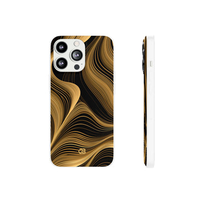 Gilded Contour · Lite Phone Case for iPhone ·  Gold