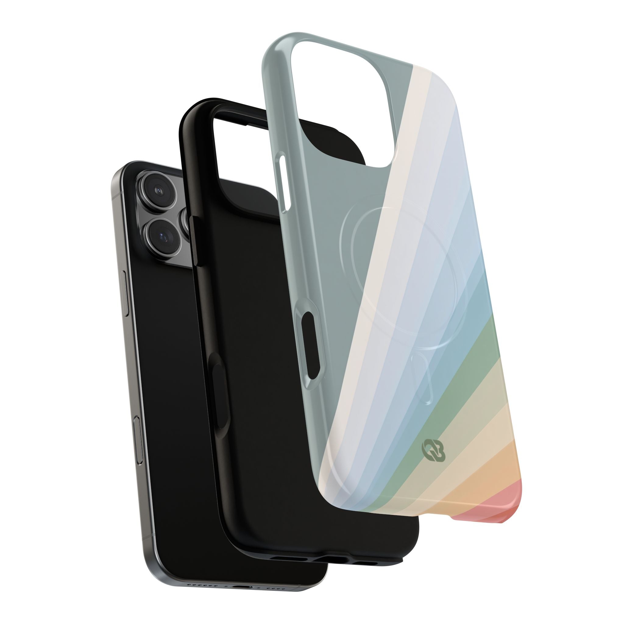 Green Tough 2.0 Magsafe Phone Case for iPhone - Sage Prism Beam