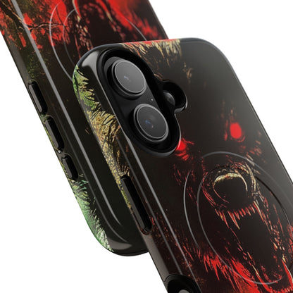 Crimson Wolf iPhone 17 Case - Tough+ - CASE•BOB