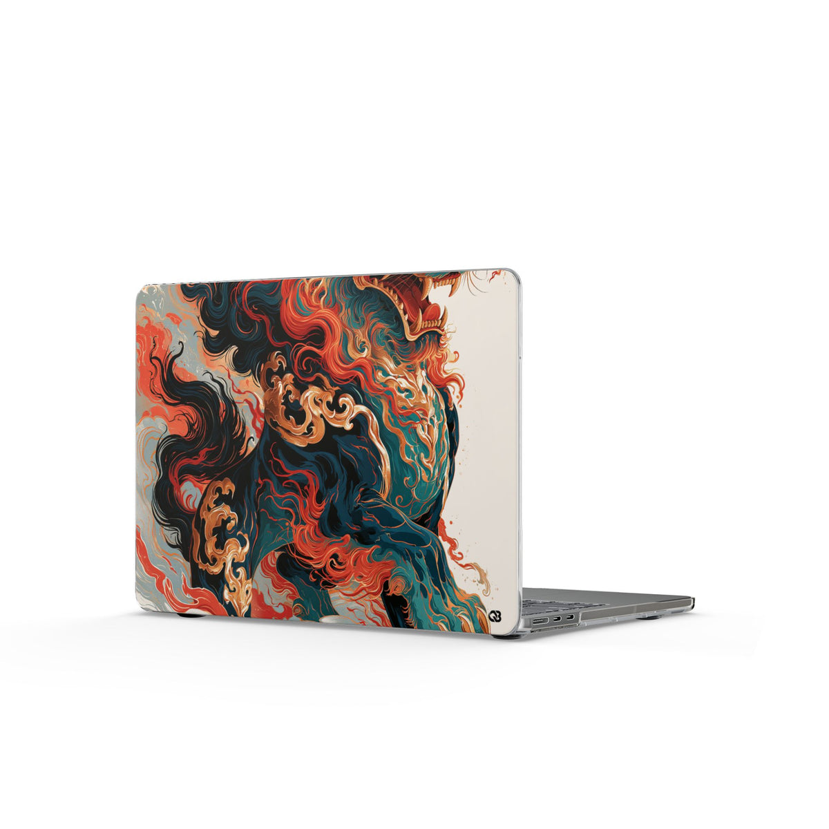 Imperial Shishi · Clear Hard Case for MacBook · Teal
