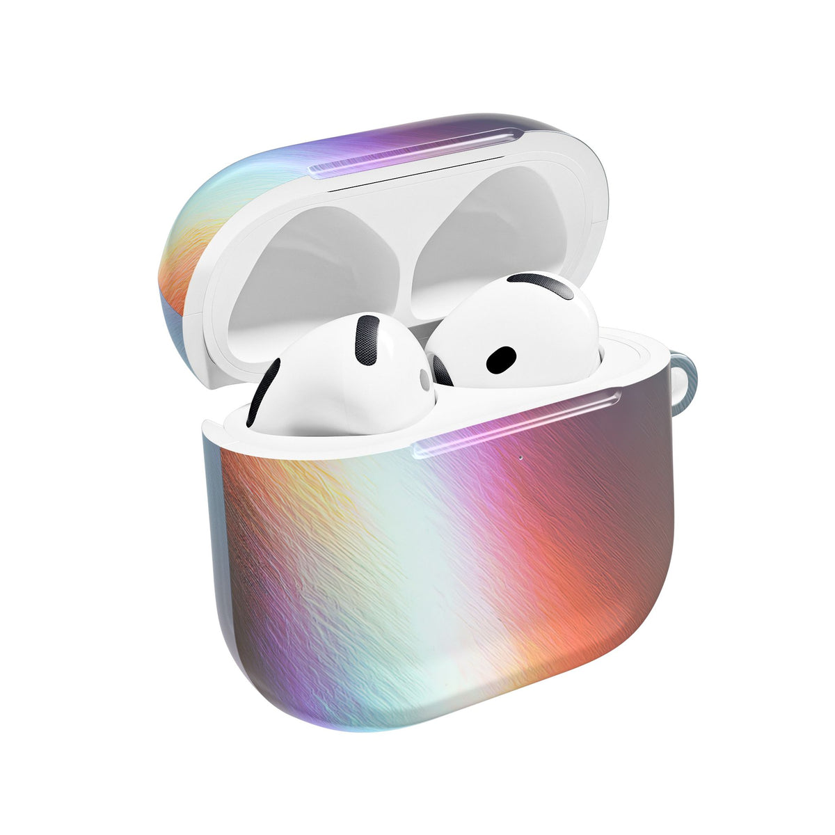 Prismatic Ray · Hard Case for AirPods & AirPods Pro · Blue