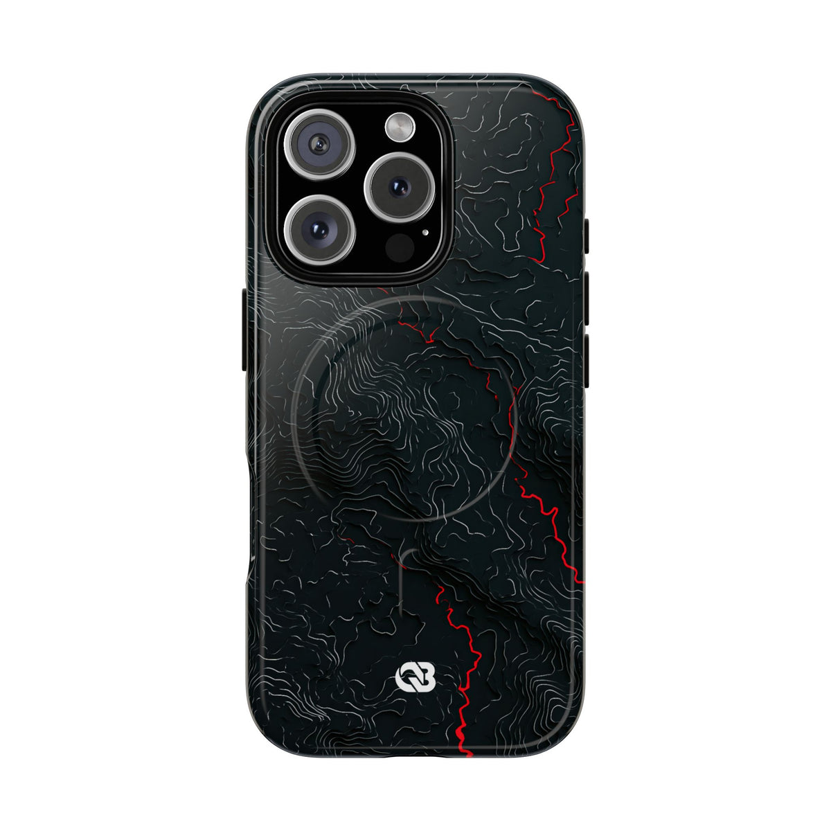 Crimson Rift · Tough 2.0 Magnetic Phone Case for iPhone · Black