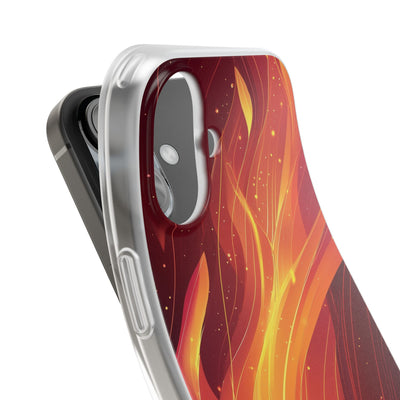 Flaming Flow iPhone 16 Case - Soft - CASE•BOB