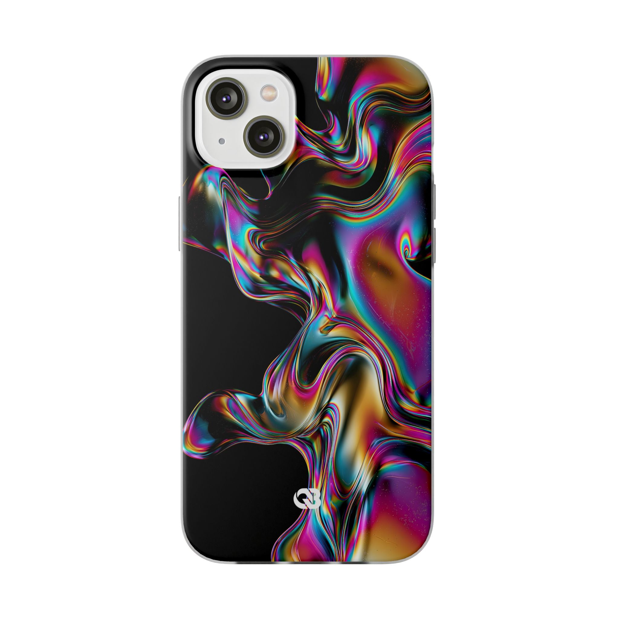 Purple Lite Phone Case for iPhone - Liquid Neon Chrome