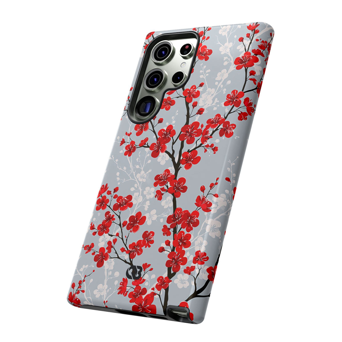 Scarlet Plum Blossom · Tough Phone Case for Samsung · Red