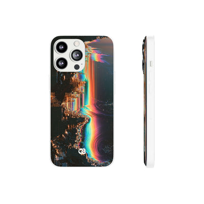 Prismatic Circuit · Lite Phone Case for iPhone ·  Black