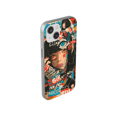 Shibuya Street Collage · Lite Phone Case for iPhone ·  Red