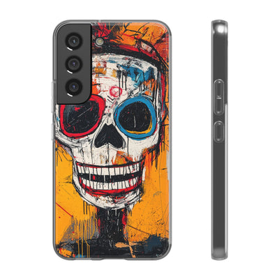 Vivid Graffiti Skull · Soft Coque de téléphone pour Samsung