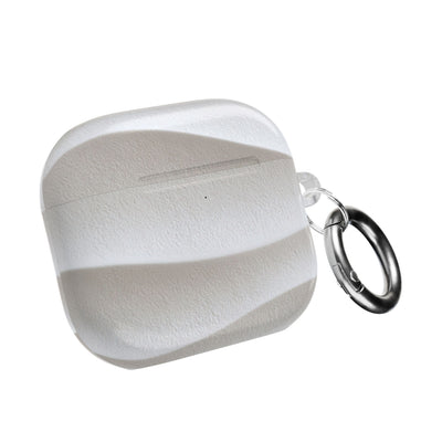 Sculpted Dune Relief · Hard Case for AirPods & AirPods Pro · White
