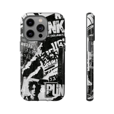 Underground Punk Collage · Tough Phone Case for iPhone · Black