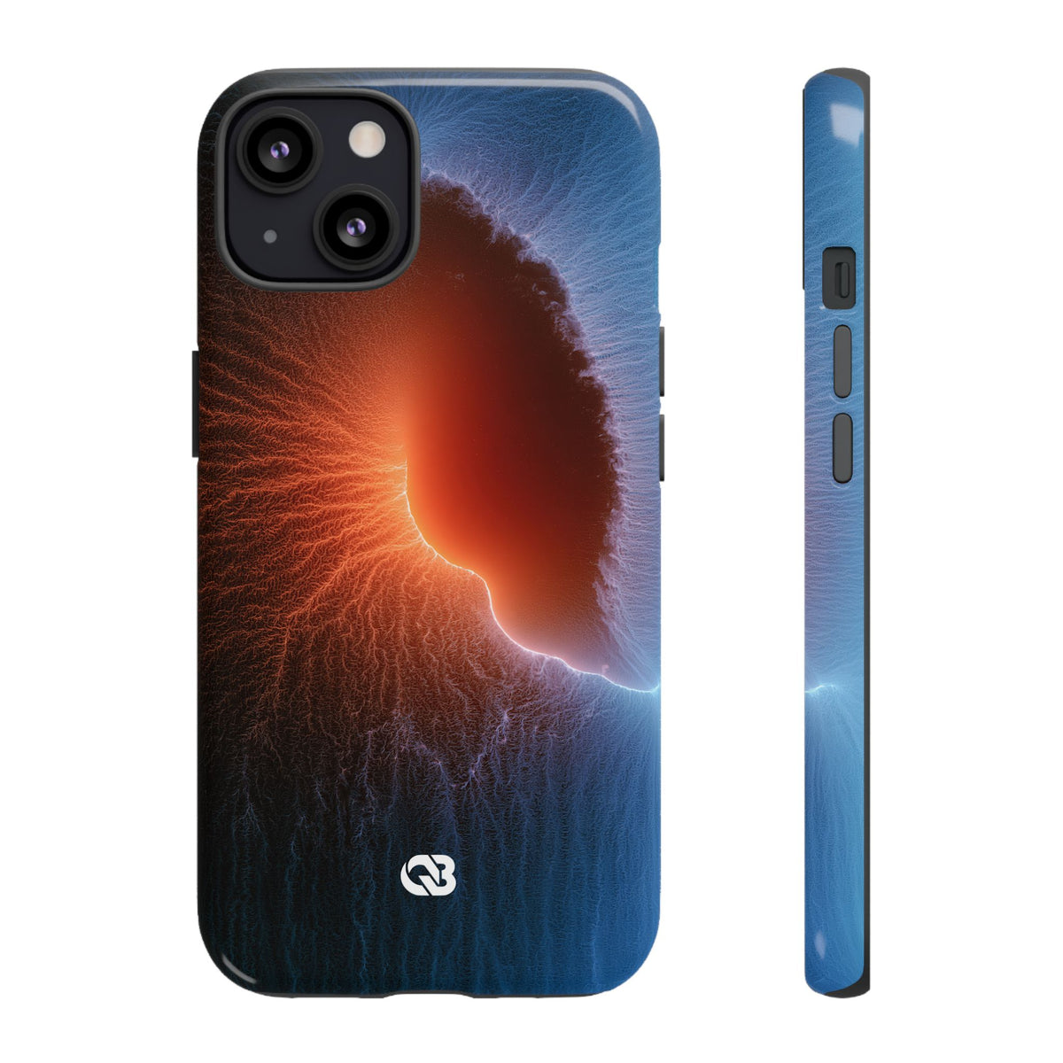 Thermal Aura Pulse · Tough Phone Case for iPhone · Blue