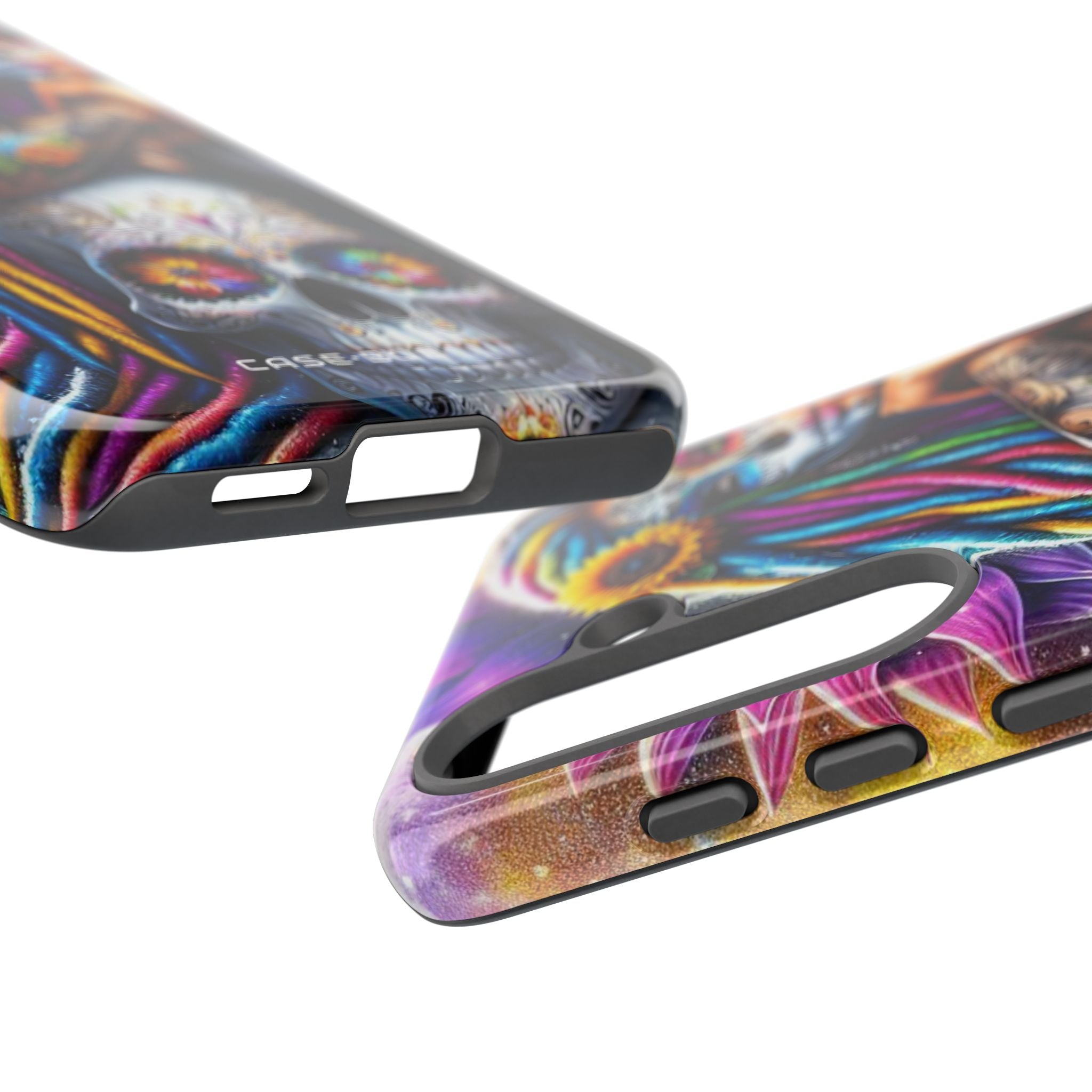 Solros Skull Glow Samsung S25 Skal - Tough