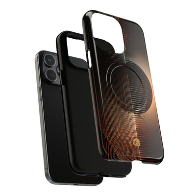 Amber Meridian · Tough 2.0 Magnetic Phone Case for iPhone · Black