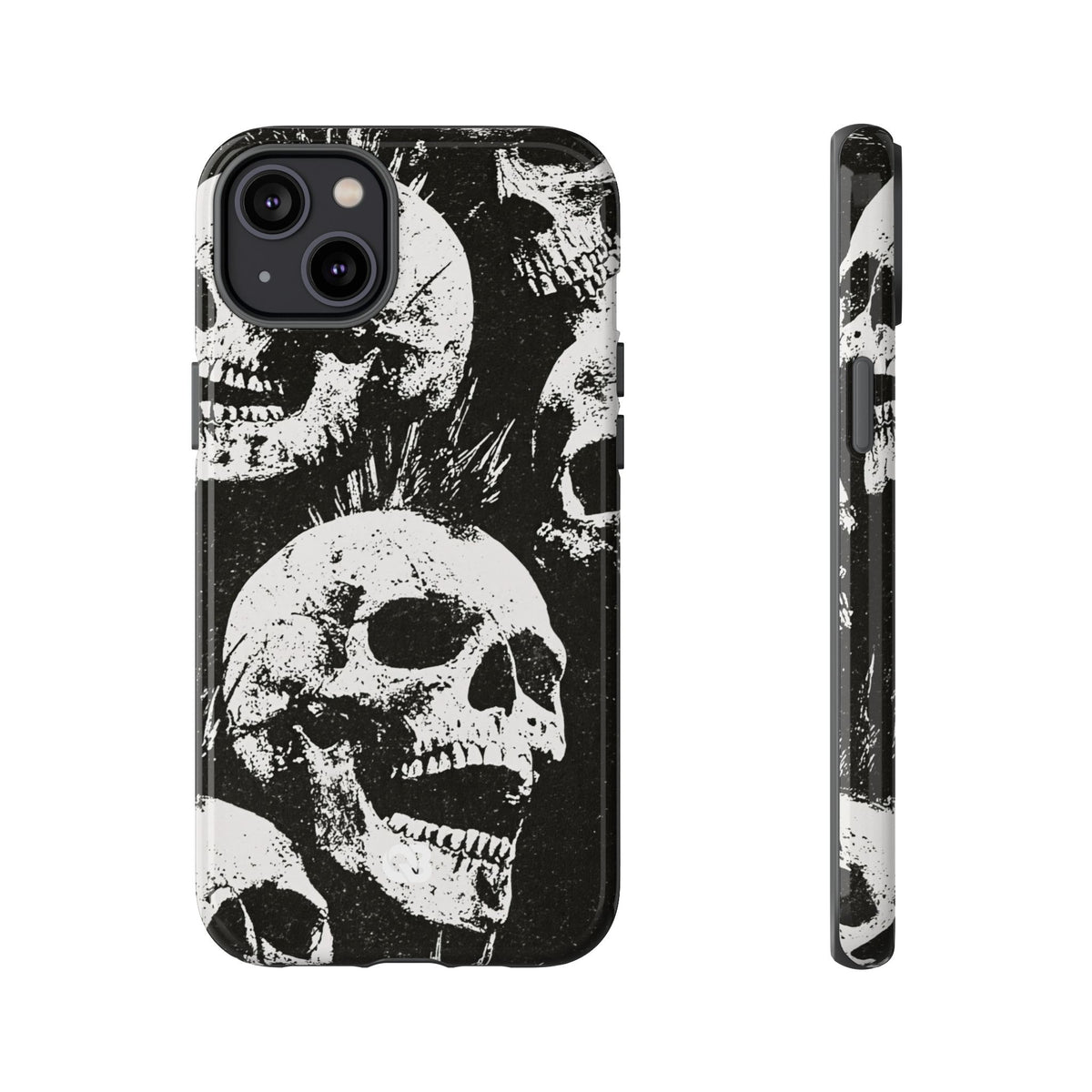 Punk Skull Riot · Tough Phone Case for iPhone · Black
