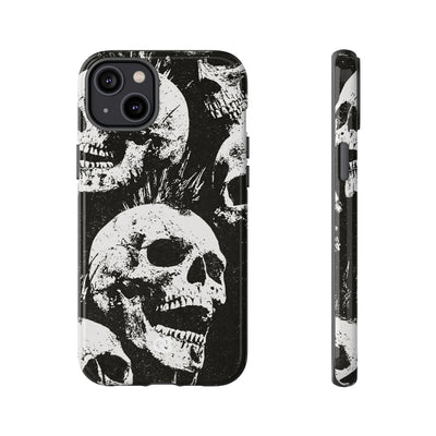 Punk Skull Riot · Tough Phone Case for iPhone · Black
