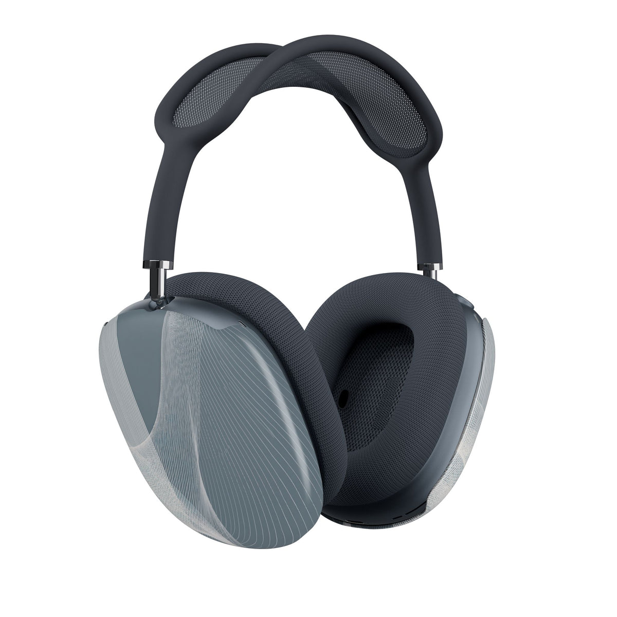 Slate Contour Drift · Hard Case for AirPods Max · Grey