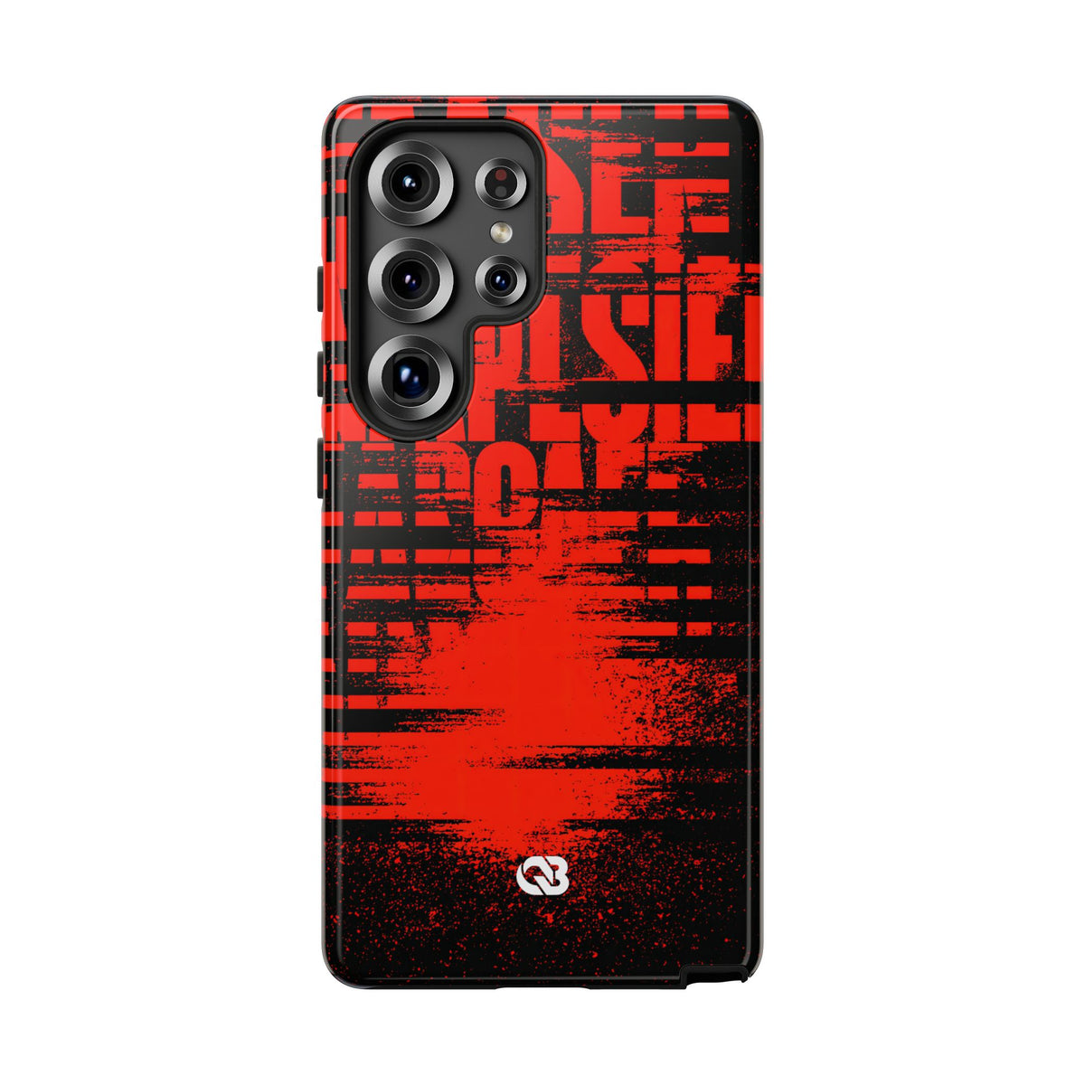 Crimson Redaction · Tough Phone Case for Samsung · Black