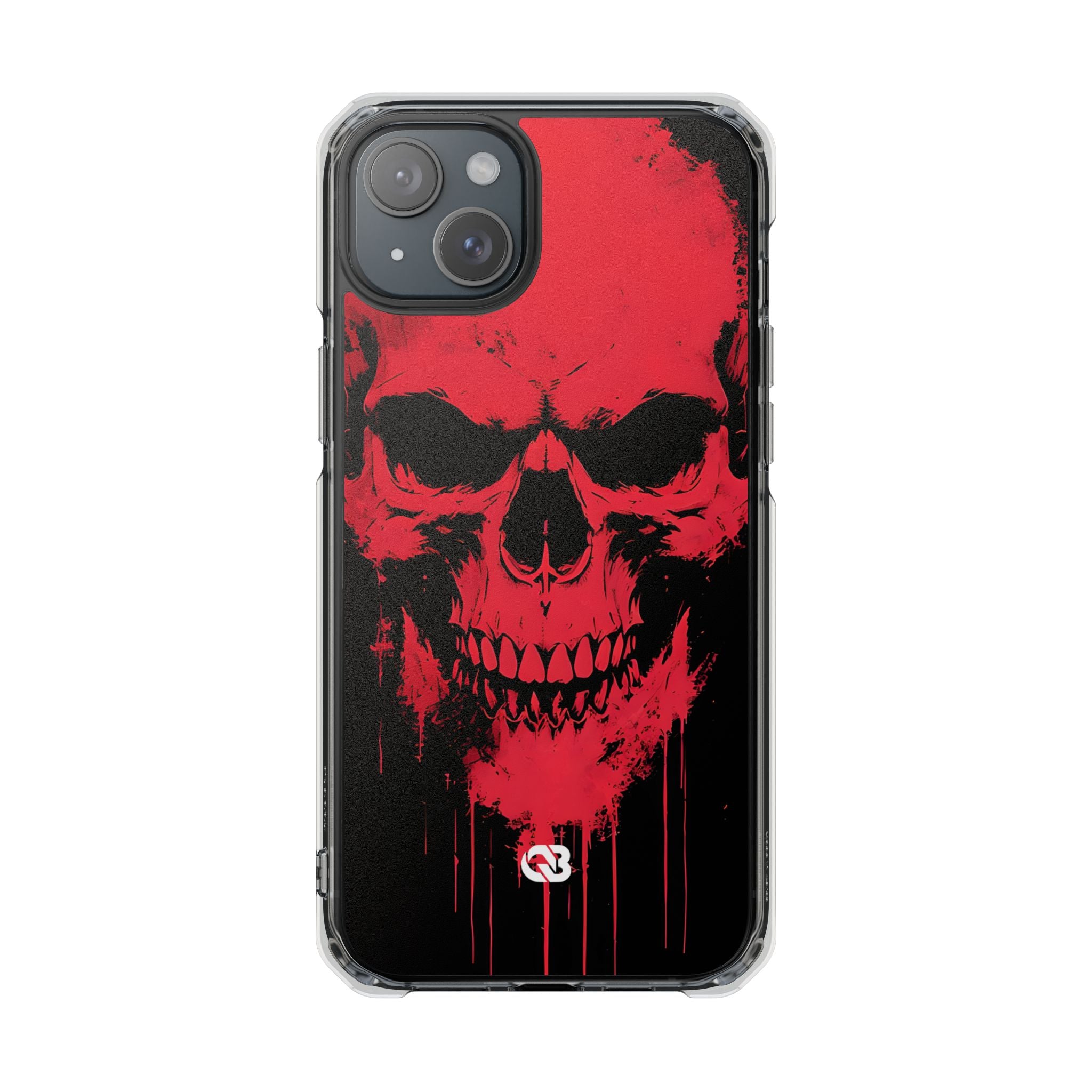 Crimson Street Skull · Impact Phone Case for iPhone · Magsafe