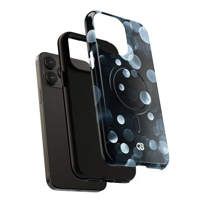 Black Tough 2.0 Magsafe Phone Case for iPhone - Silver Orbit Glow