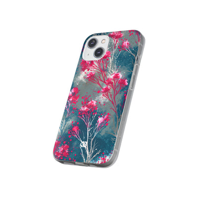 Cyber Blossom · Lite Phone Case for iPhone ·  Teal