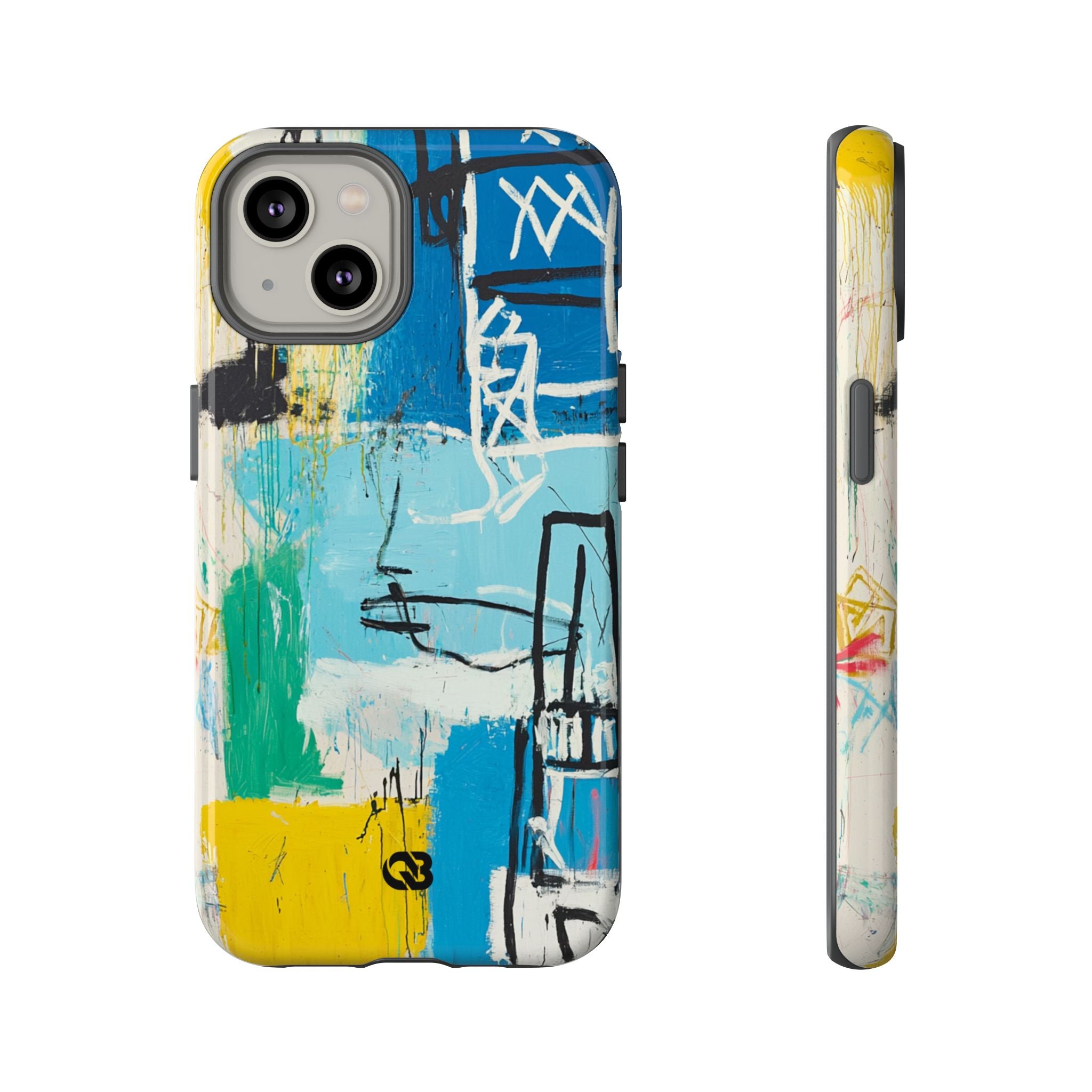 Azure Urban Scribble · Tough Phone Case for iPhone