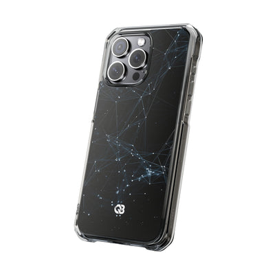 Black Impact MagSafe Phone Case for iPhone - Arctic Neural Mesh