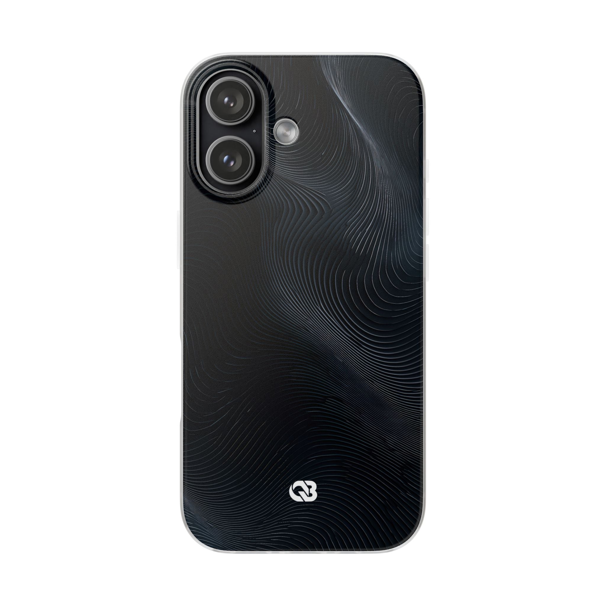 Black Lite Phone Case for iPhone - Obsidian Ridge Flux