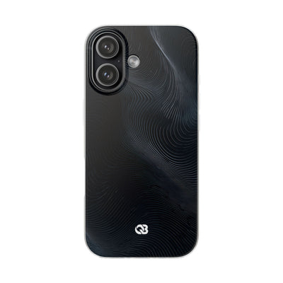 Black Lite Phone Case for iPhone - Obsidian Ridge Flux