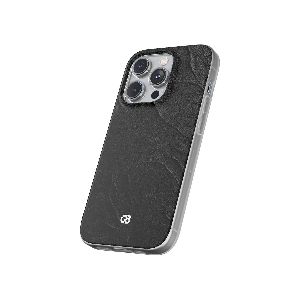 Obsidian Stucco Relief · Lite Phone Case for iPhone ·  Black