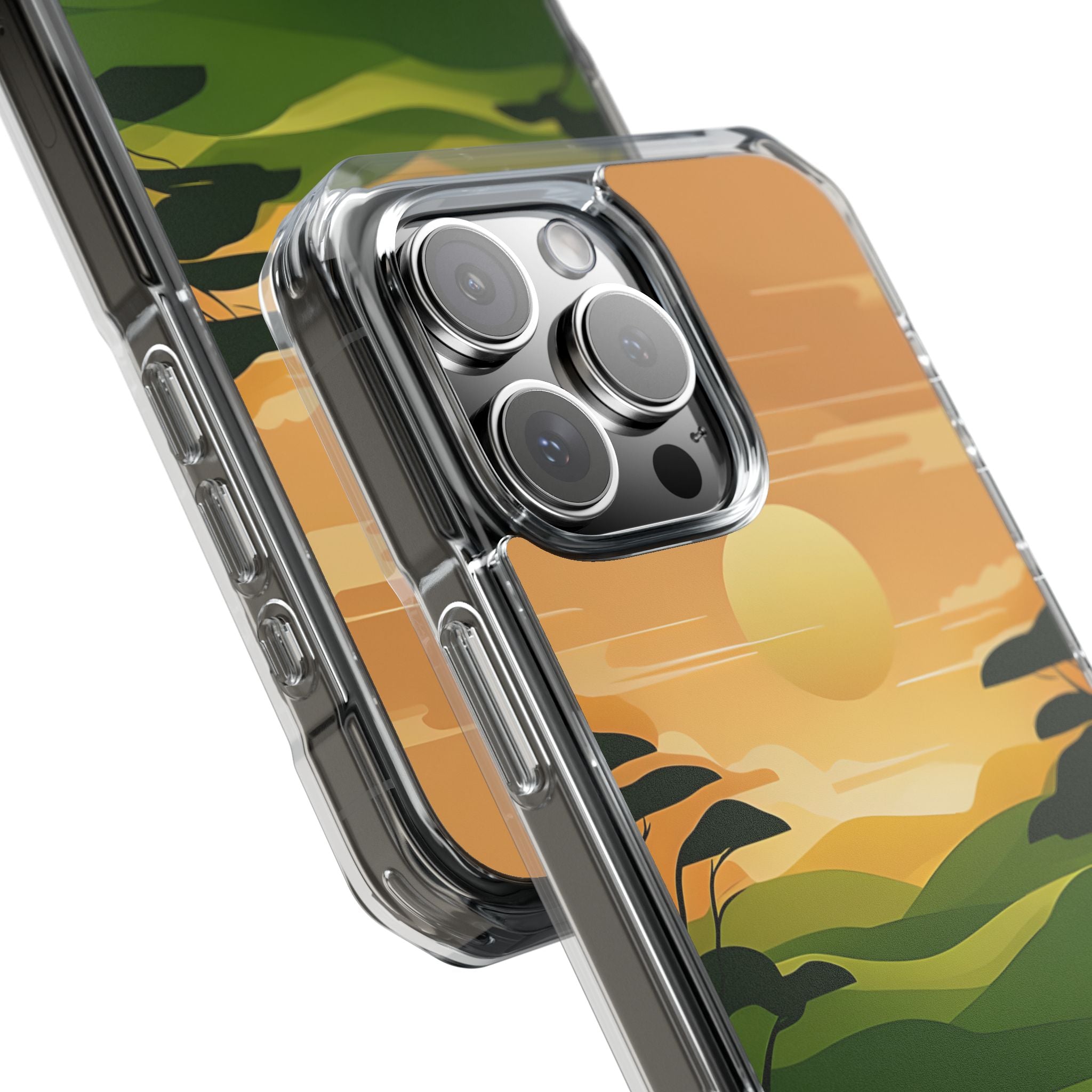 Verdant Horizon Sun · Impact Phone Case for iPhone · Magsafe