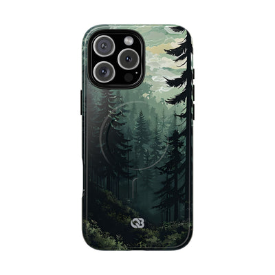 Misty Pine Shadow · Tough+ Phone Case for iPhone · Magsafe