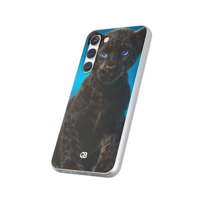 Sapphire Gaze Panther · Soft Phone Case for Samsung