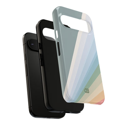 Green Tough Phone Case for Google Pixel - Sage Prism Beam