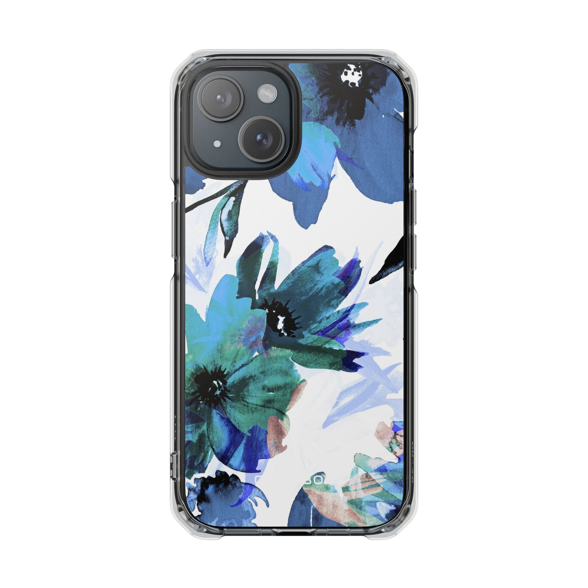 Blue Bloom iPhone 15 Case - Impact