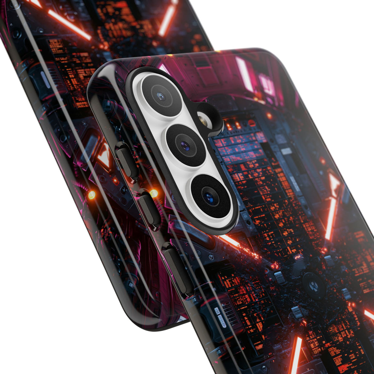 Cybernetic Reactor Core · Tough Phone Case for Samsung · Black