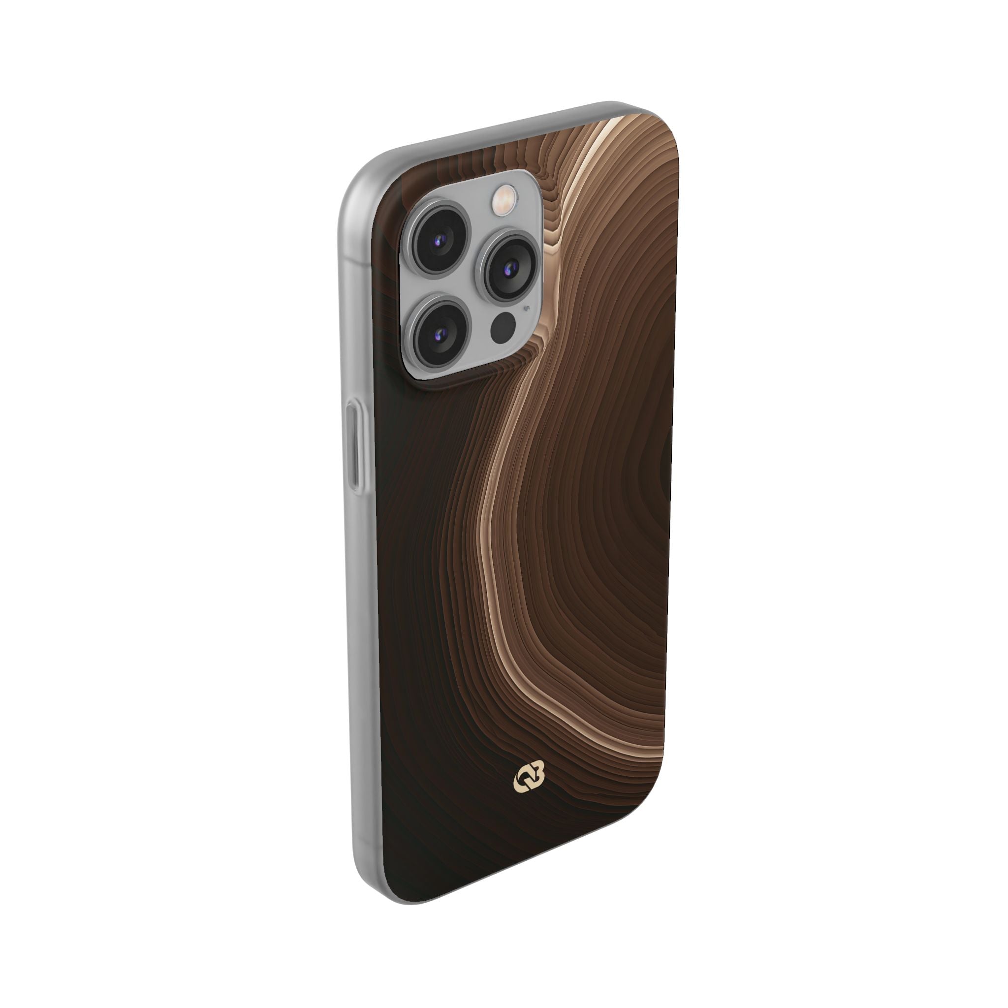 Brown Lite Phone Case for iPhone - Bronzed Canyon Relief