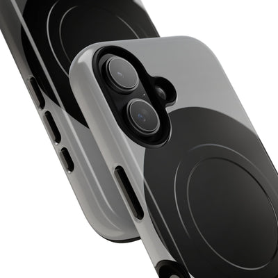 Grey Tough 2.0 Magsafe Phone Case for iPhone - Matte Onyx Sphere