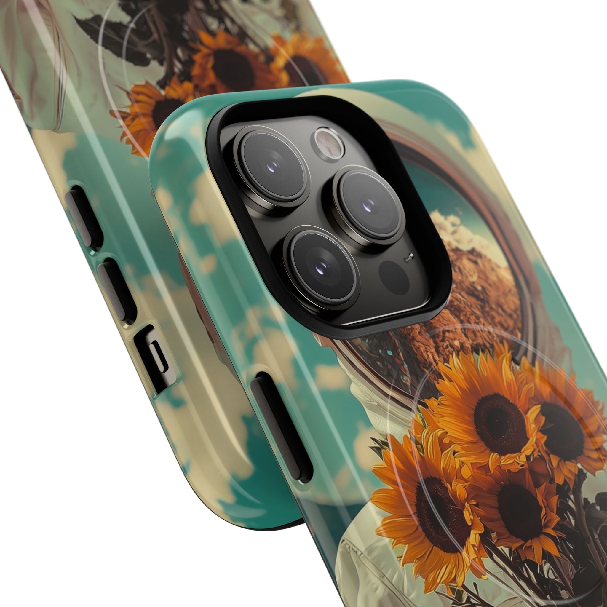 Sunflower Astronaut iPhone 14 Pro Case - Tough+