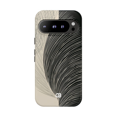 Minimal Frond Study · Tough Phone Case for Pixel ·  Black