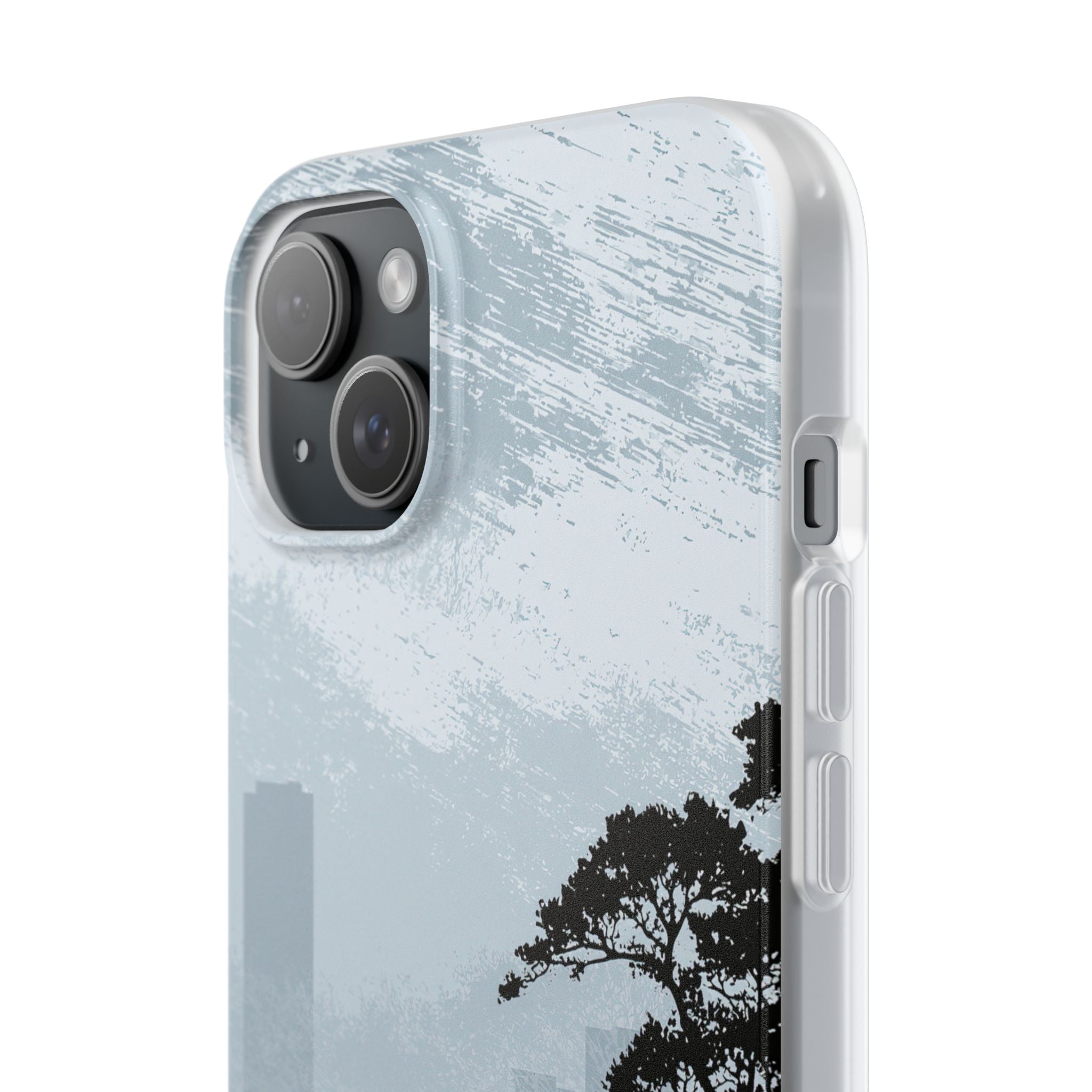 Grey Lite Phone Case for iPhone - Steel Slate Zen