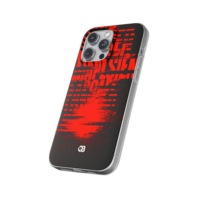 Crimson Redaction · Lite Phone Case for iPhone ·  Black