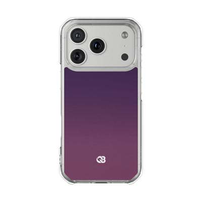 Velvet Dusk · Clear Impact Magnetic Phone Case for iPhone · Purple