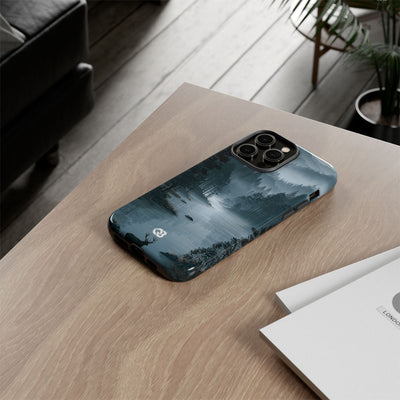 Silent Nordic Fjord · Tough Phone Case for iPhone · Blue