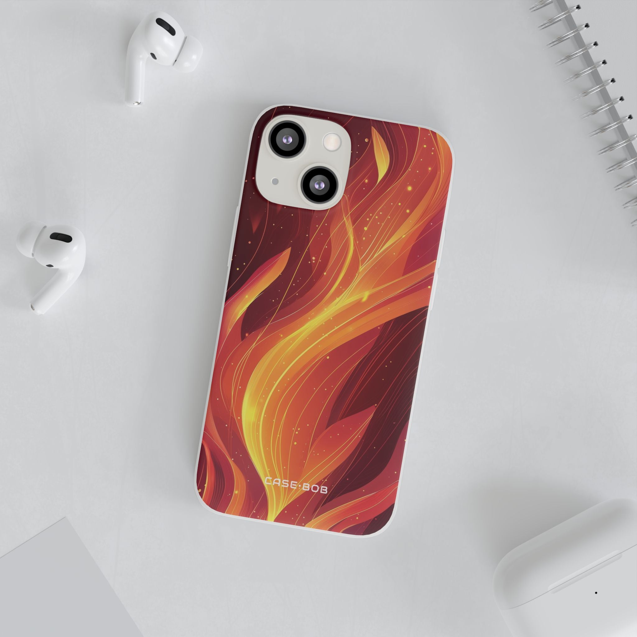 Flaming Flow iPhone 13 mini Case - Soft