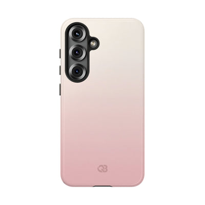 Pink Tough Phone Case for Samsung - Frosted Blush Horizon