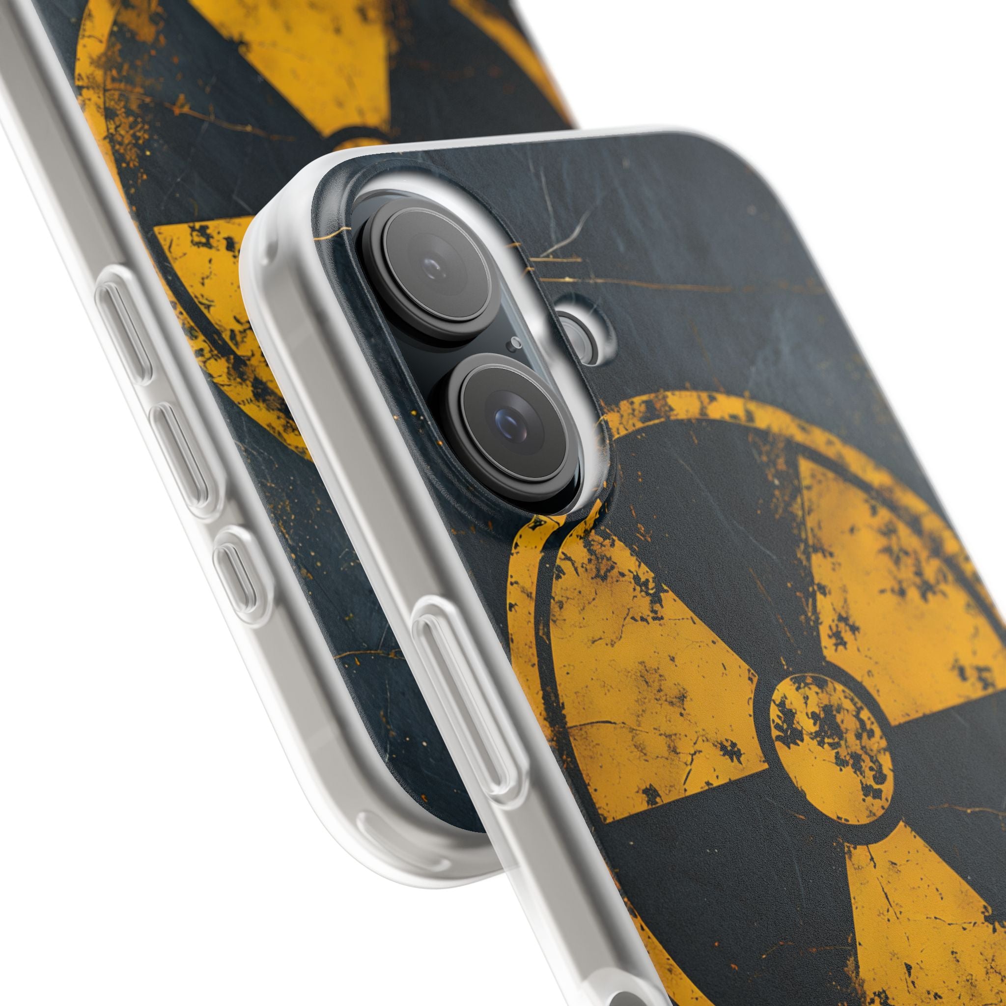 Industrial Decay Warning · Soft Phone Case for iPhone