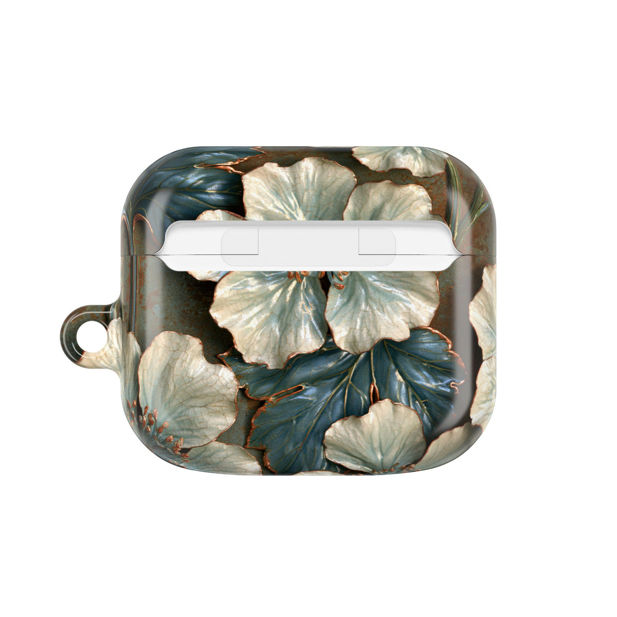 Gilded Blossom Reverie · Hard Case for AirPods & AirPods Pro · Teal